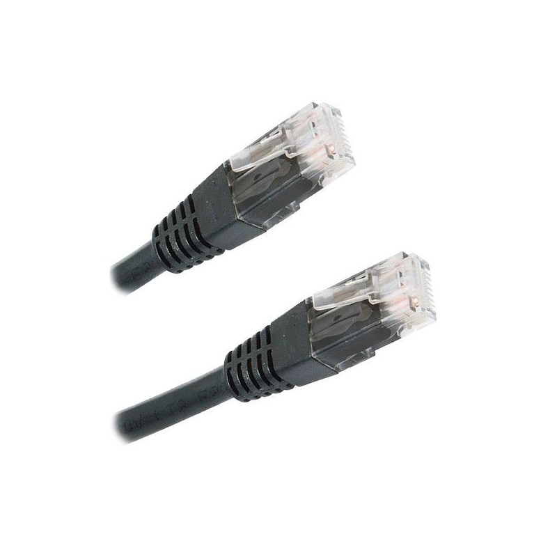 XtendLan patch kabel Cat6, UTP - 3m, černý