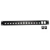 19" modulární patch panel XtendLan 16port, černý