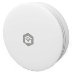 NEDIS Wi-Fi chytrý monitor kvality ovzduší/ Oxid uhličitý (CO2)/ teplota/ vlhkost/ NDIR profi senzor/ Android/ iOS/ bílý