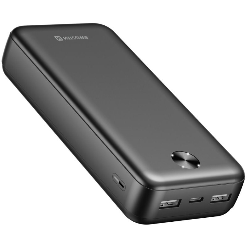 Swissten Power bank 20000 mAh WORX PRO - černá