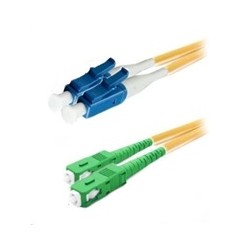 XtendLan duplexní patch kabel SM 9/125, OS2, LC(PC)-SC(APC), LS0H, 2m