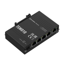 Teltonika TSW010 průmyslový nemanažovaný switch, 5x 10/100, bez zdroje
