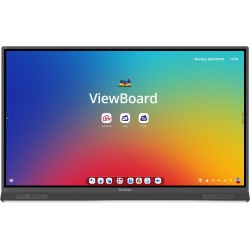 ViewSonic Flat Touch Display IFP7553/ 75"/ UHD/450nits, 5500:1, 8G RAM/128GB/HDMI/VGA/USB-C /RJ45 x2, RS232 x1, Grey