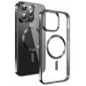 Swissten pouzdro clear jelly magstick metallic pro apple iphone 16 pro černé
