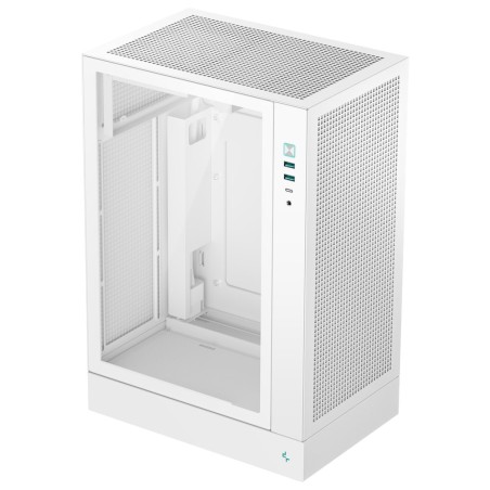 DEEPCOOL Case CH170 PLUS WH, ATX, Průhledná bočnice, bílá