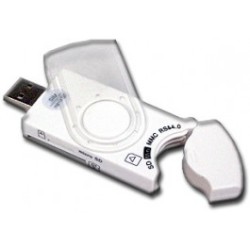 Čtečka 38-in1 kompaktní SDXC/SDHC/SD/MMC/MS/M2/XD, USB 2.0
