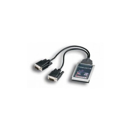 Serial card Quatech PCMCIA 2x RS-232 ruggedized