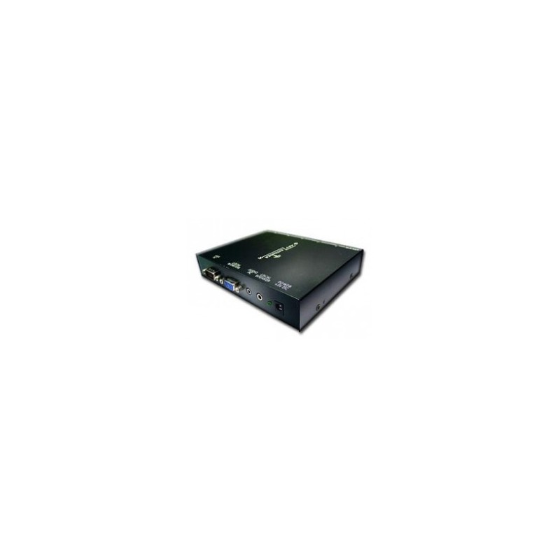 AV VGA extender - vysílač až pro 5 přijímačů, Ethernet Cat5/6, do 150m