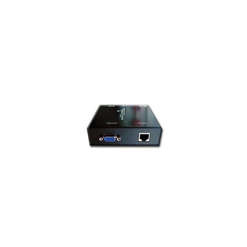 AV VGA extender - přijímač, Ethernet Cat5/6, do 150m