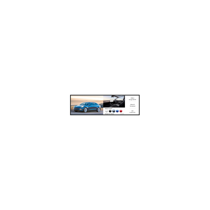 LCD 35,6 quot plnobarevný stretch panel