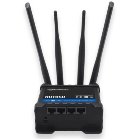 Teltonika CAT12 4G LTE router, 2x SIM, WiFi, 4xLAN+1xLAN/WAN 1Gb, GPS,IO, BT, USB