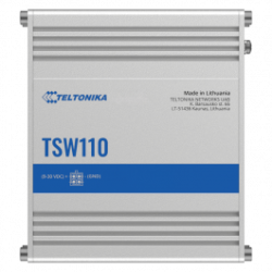 Teltonika průmyslový neřízený switch, 5x 10/100/1000Mbps LAN, AC adaptér 9W