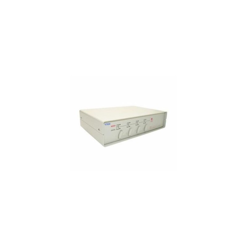 ATEN 4-port KVM PS/2, hotkey, tlačítka na předním panelu