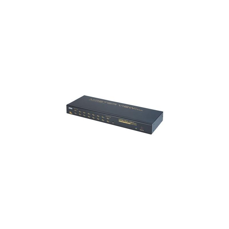 ATEN 16-port KVM PS/2+USB, OSD, rack 19"