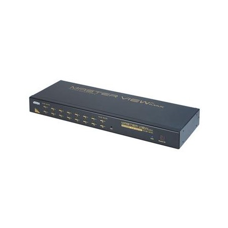 ATEN 16-port KVM PS/2+USB, OSD, rack 19"