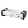ATEN 2-port Dual View KVM USB, usb hub, audio, 1.2m kabely