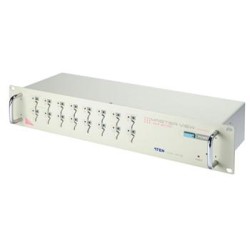 ATEN 16-port KVM AT+PS/2, audio, OSD, rack 19"