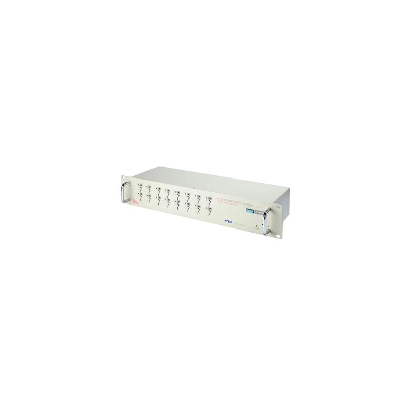 ATEN 16-port KVM AT+PS/2, audio, OSD, rack 19"