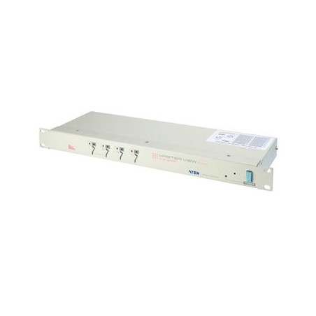 ATEN 4-port KVM AT+PS/2, audio, OSD, rack 19"