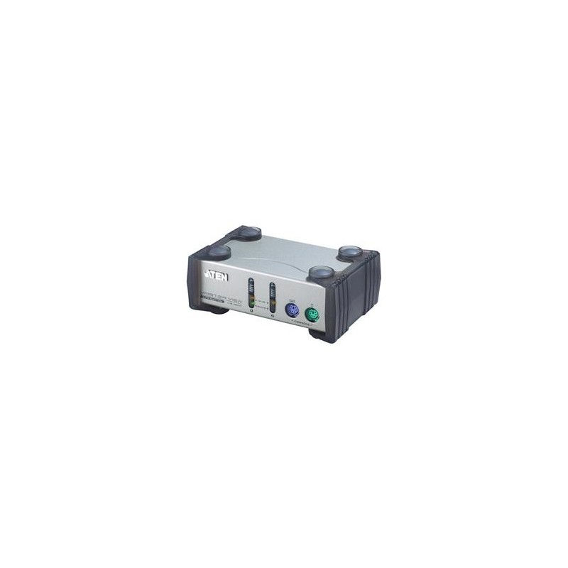 ATEN 2-port KVM PS/2 , 1.2m kabely