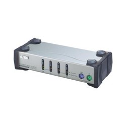 ATEN 4-port KVM PS/2 , 1.2m kabely