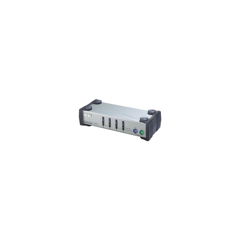 ATEN 4-port KVM PS/2 , 1.2m kabely