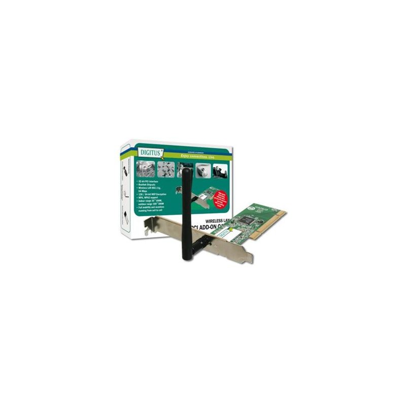 DIGITUS WLAN PCI 2.1, IEEE 802.11g, 54Mbps