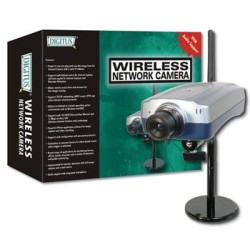 DIGITUS Wireless LAN Internet Camera, JPEG, RJ45 & 802.11GMax. 640 x 480, Frame Rate 3 - 30 fps 4I/O for Digital Alarm