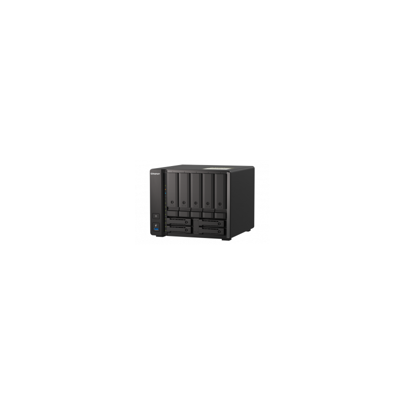 QNAP TS-h973AX-8G (Ryzen 2,2GHz, ZFS, 8GB RAM, 5x 3,5" + 4x 2,5" SATA/2x U.2, 2x 2,5GbE, 1x 10GbE)