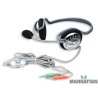 MANHATTAN Stereo sluchátka s mikrofonem - tvarované