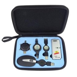 PremiumCord USB Travel Kit pro notebooky - myš,hub,redukce,kabel