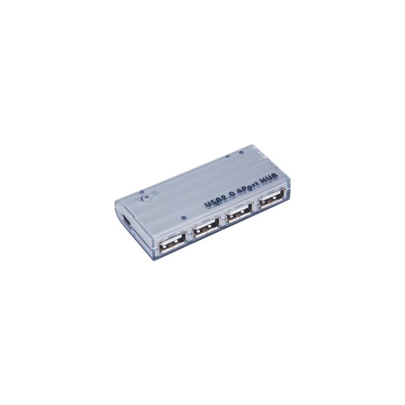 PremiumCord USB 2.0 HUB 4-portový s napájecím adaptérem 5V 2A
