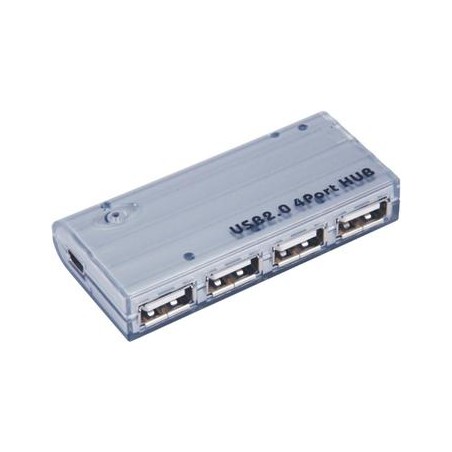 PremiumCord USB 2.0 HUB 4-portový s napájecím adaptérem 5V 2A