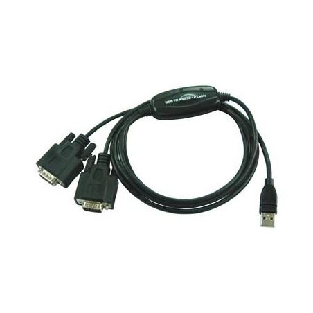 PremiumCord USB - 2x RS 232 převodník