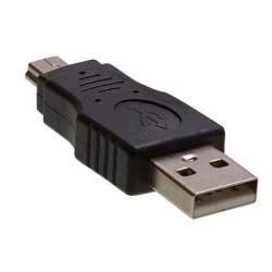 PremiumCord USB redukce A-B M/M mini USB 5pin