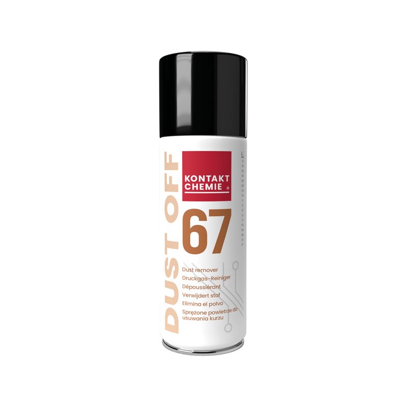 KONTAKT CHEMIE Stlačený vzduch na čištění, 400ml, nehořlavý, DUST OFF 67
