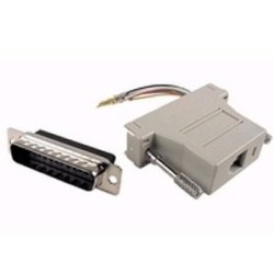 PremiumCord Redukce 25M-RJ45 zásuvka