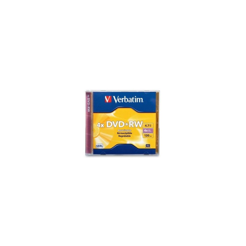 DVD+RW 4x Verbatim AZO 4.7GB 1ks