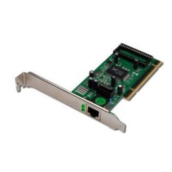 DIGITUS PCI karta 10/100/1000 ethernet RJ45 + Low profile bracket, Realtek chip