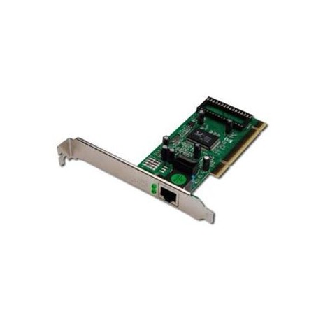 DIGITUS PCI karta 10/100/1000 ethernet RJ45 + Low profile bracket, Realtek chip