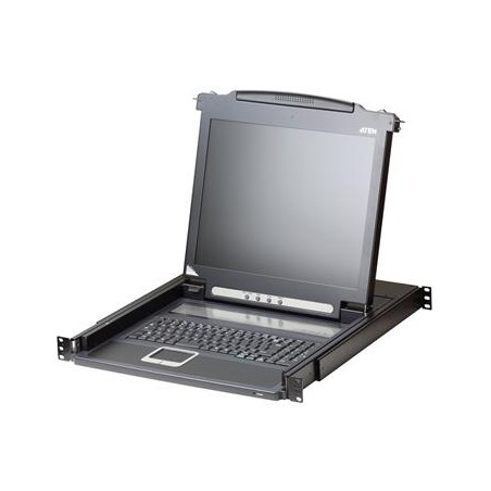 ATEN Console, 17" LCD, rack 19", klávesnice, touchpad