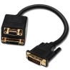 PremiumCord Adapter DVI(24+5) male DVI(24+5) female + DB15HD female