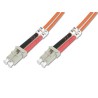 DIGITUS Fiber Optic Patch Cord, LC to LC Multimode 50/125 µ, Duplex Length 3m