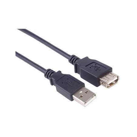 PremiumCord USB 2.0 kabel prodlužovací, A-A, 5m černá