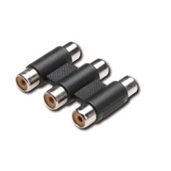 PremiumCord Spojka 3x cinch / RCA F/F