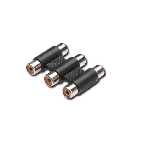 PremiumCord Spojka 3x cinch / RCA F/F