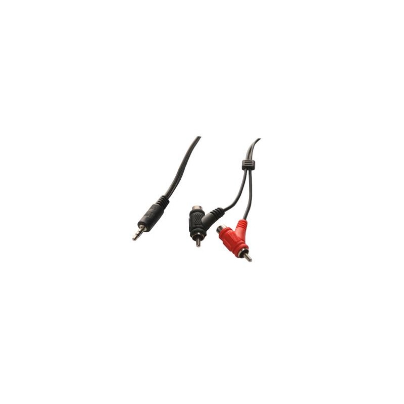 PremiumCord Kabel Jack 3.5mm-2xCINCH+2xCINCH M/M 2m kjackcina2