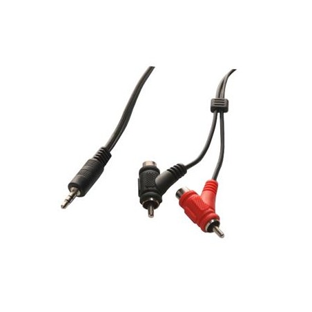 PremiumCord Kabel Jack 3.5mm-2xCINCH+2xCINCH M/M 2m kjackcina2