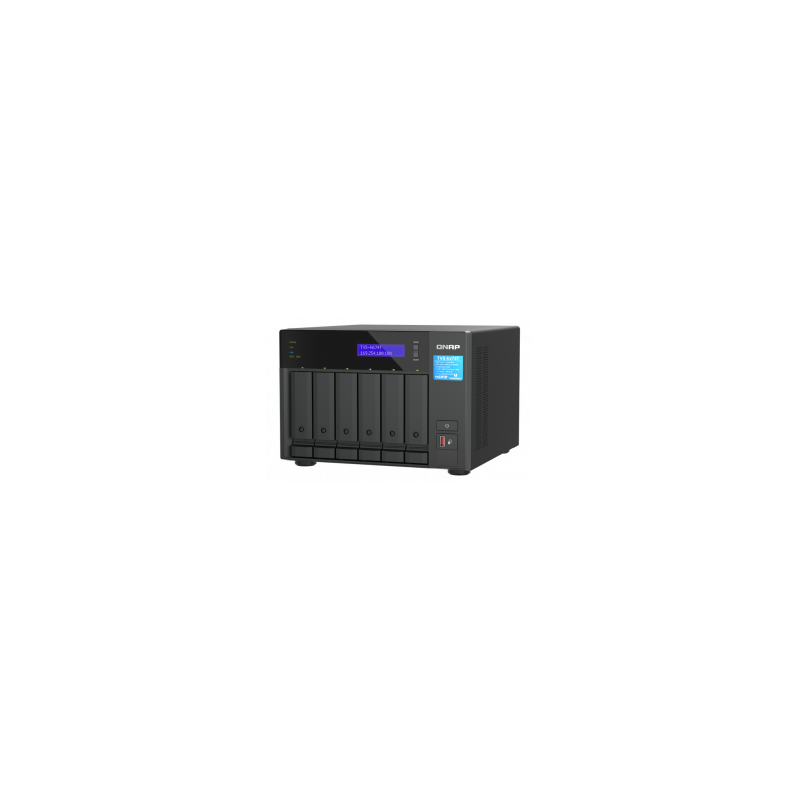 QNAP TVS-h674T-i5-32G (6core, ZFS, 32GB RAM, 6x SATA, 2x M.2 NVMe, 2x 2,5GbE, 2x Thunderbolt 4)