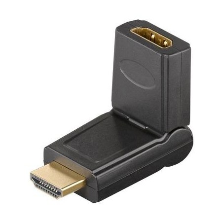 PremiumCord HDMI adapter 19pin Female - 19pin Male otočná, pozlacená